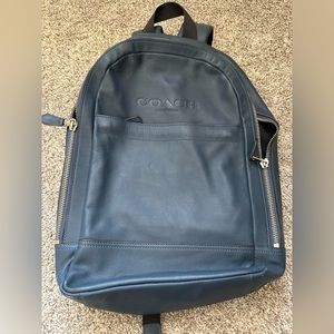NEW Men’s Coach Leather Backpack